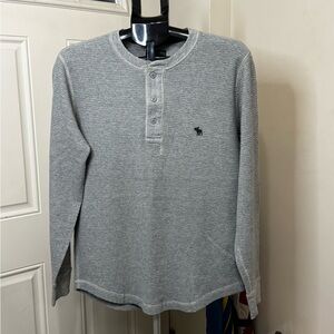 Abercrombie & Fitch Shirt I Men’s I Waffle Henley I Icon Logo Size S
